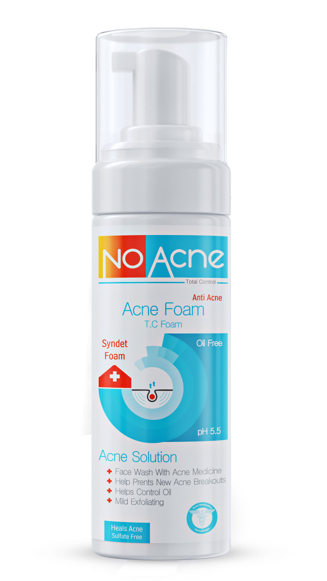 فوم شستشوی تخصصی پوست چرب و جوشدار نوآکنه حجم 150 میلی لیتر 1 FOAM ACNE آرالیا شاپ