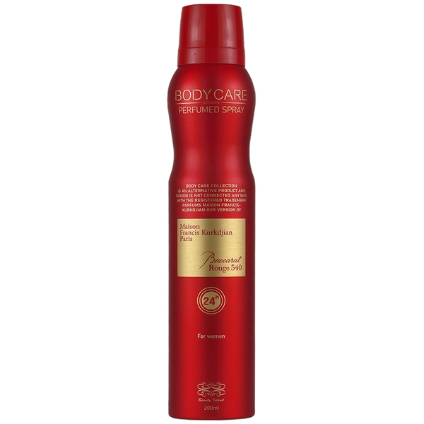 اسپری عطر زنانه باکارات رژ 540 اکسترایت بادی کر